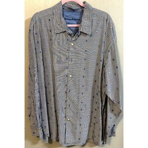Tommy Bahama Mens Sz 2XL Button Shirt EUC